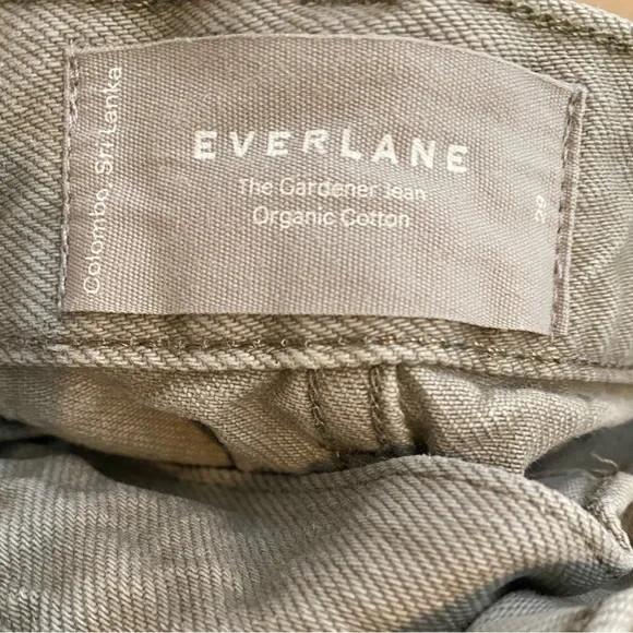 Everlane Gardner Jeans Moss Wide-Leg Pants Size 29 - Picture 6 of 16